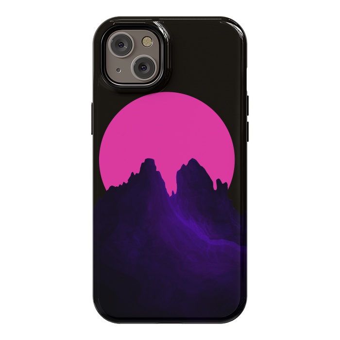 iPhone 14 Plus StrongFit The great pink moon by Steve Wade (Swade)