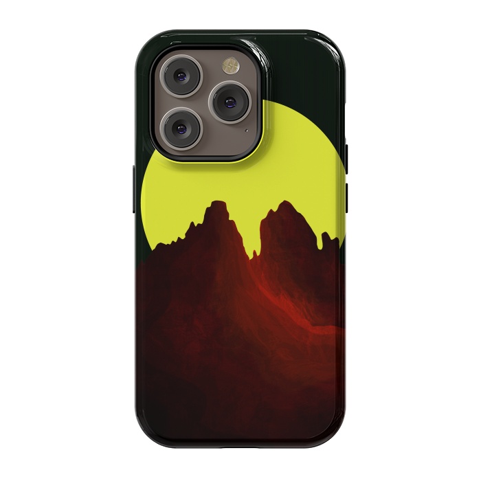 iPhone 14 Pro StrongFit The great yellow moon by Steve Wade (Swade)