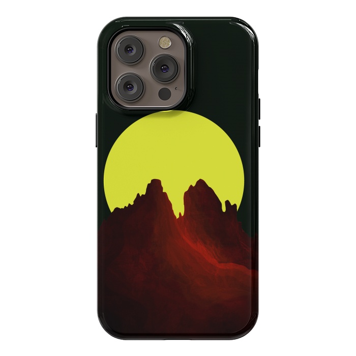 iPhone 14 Pro max StrongFit The great yellow moon by Steve Wade (Swade)