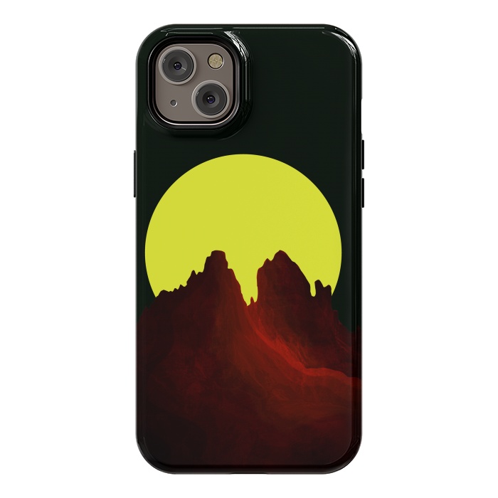 iPhone 14 Plus StrongFit The great yellow moon by Steve Wade (Swade)