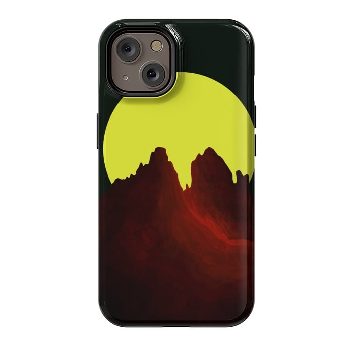 iPhone 14 StrongFit The great yellow moon by Steve Wade (Swade)