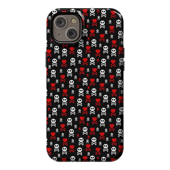 iPhone 14 Plus StrongFit Skull Heart by TMSarts