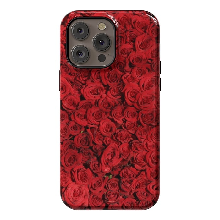 iPhone 14 Pro max StrongFit Red Roses by Winston