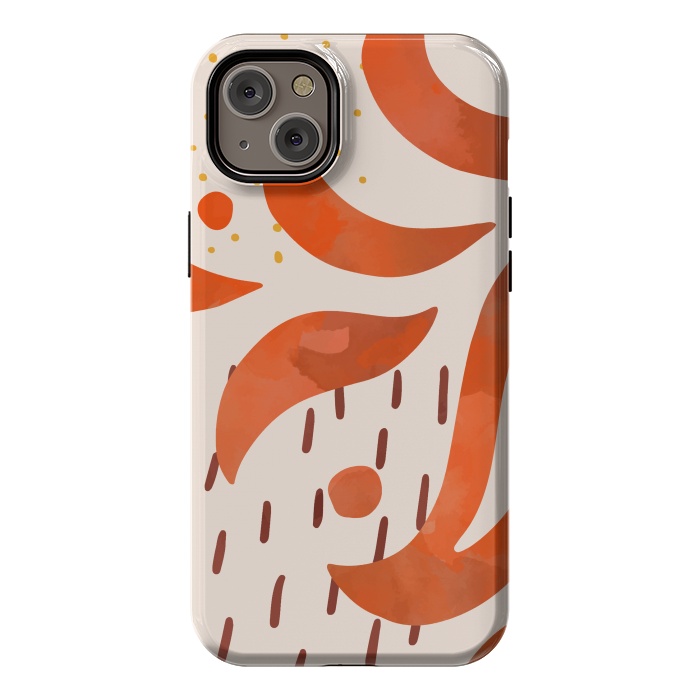 iPhone 14 Plus StrongFit Great Orange by Creativeaxle