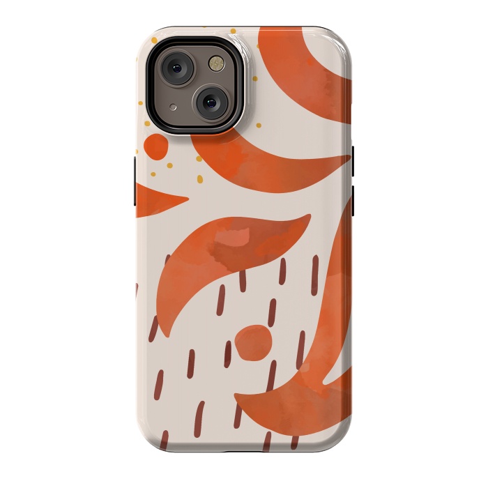 iPhone 14 StrongFit Great Orange by Creativeaxle