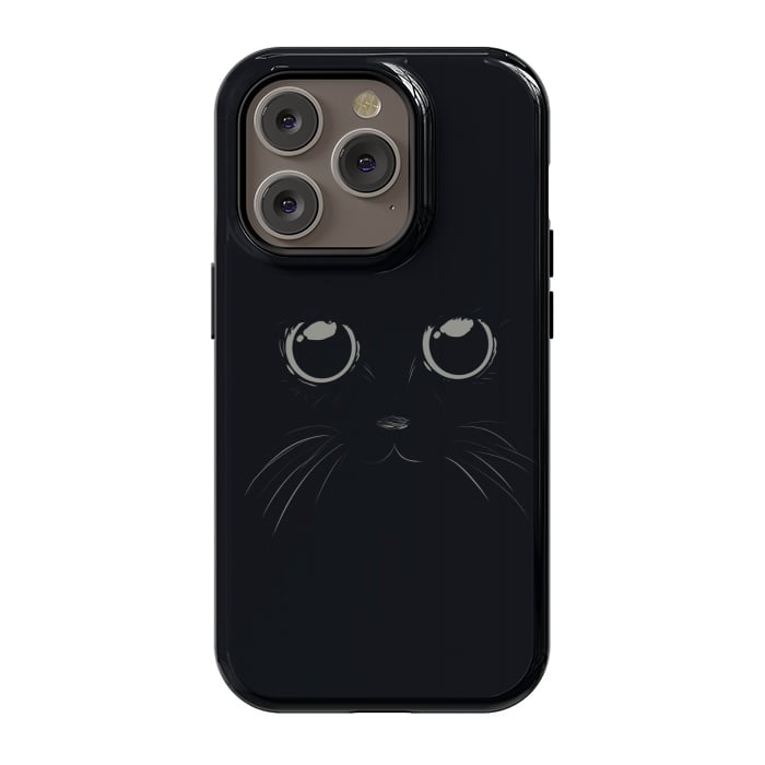 iPhone 14 Pro StrongFit Black Cat by Sue Anna Joe