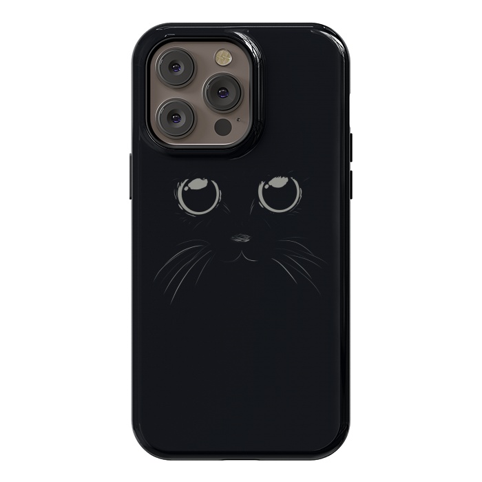 iPhone 14 Pro max StrongFit Black Cat by Sue Anna Joe