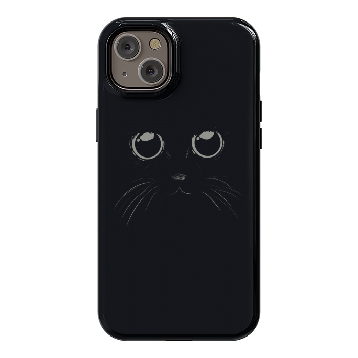 iPhone 14 Plus StrongFit Black Cat by Sue Anna Joe