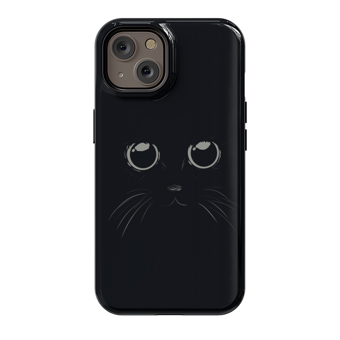 iPhone 14 StrongFit Black Cat by Sue Anna Joe