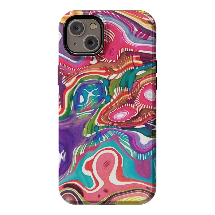 iPhone 14 Plus StrongFit Dreaming shapes by Ninola Design