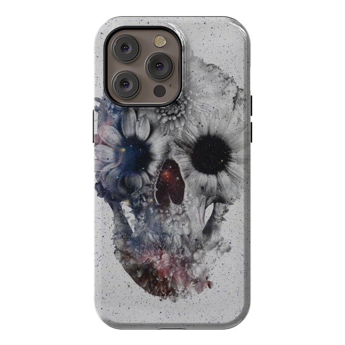 iPhone 14 Pro max StrongFit Floral Skull 2 by Ali Gulec