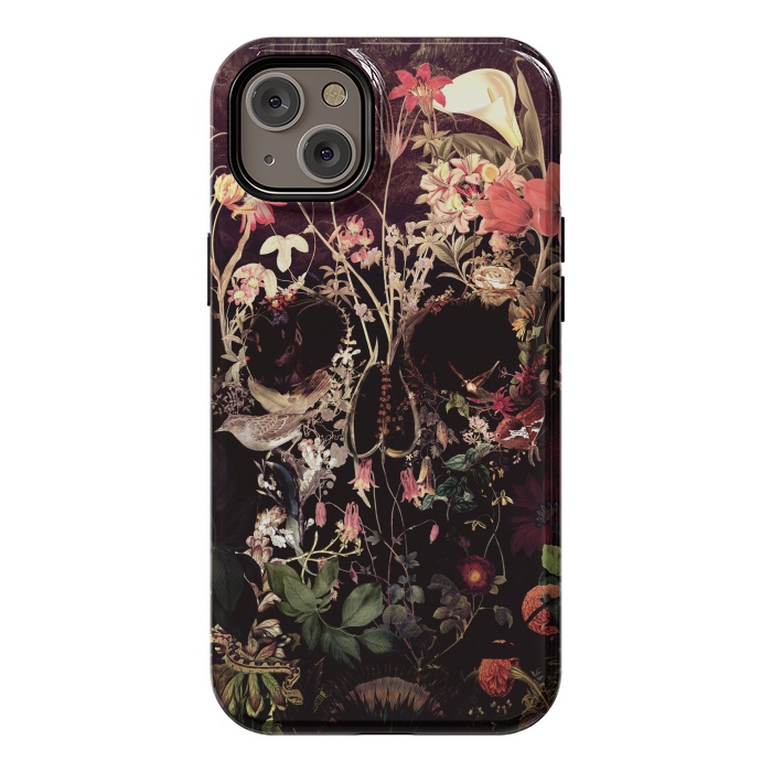 iPhone 14 Plus StrongFit Bloom Skull by Ali Gulec