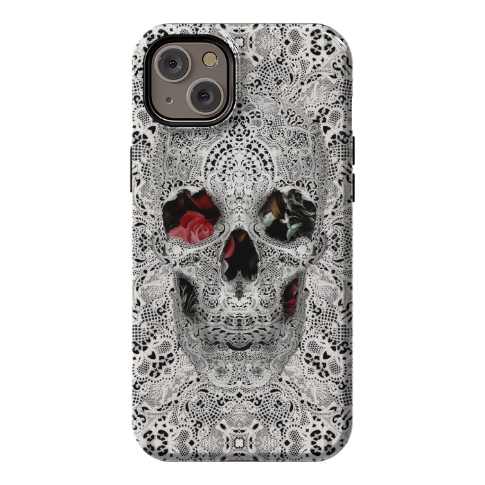 iPhone 14 Plus StrongFit Lace Skull 2 by Ali Gulec