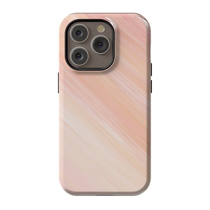 iPhone 14 Pro StrongFit orange pink shades 2 by MALLIKA
