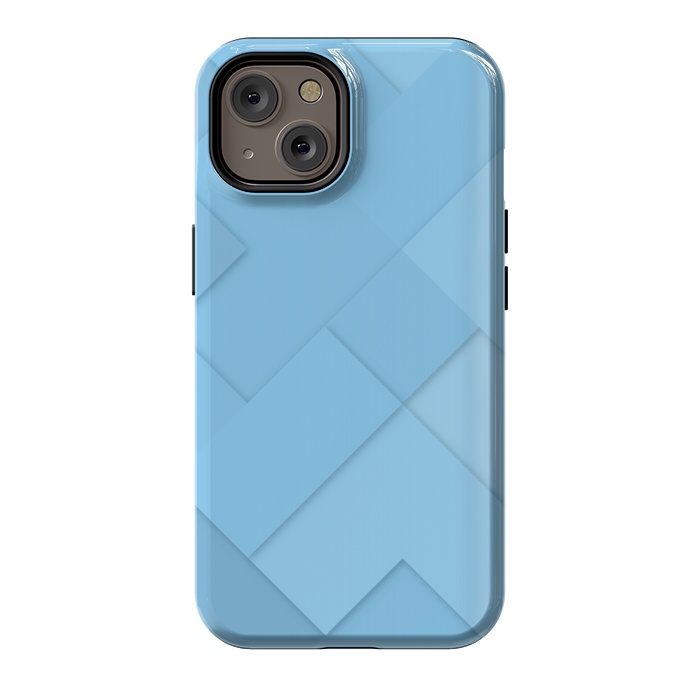 iPhone 14 StrongFit blue shade blocks  by MALLIKA