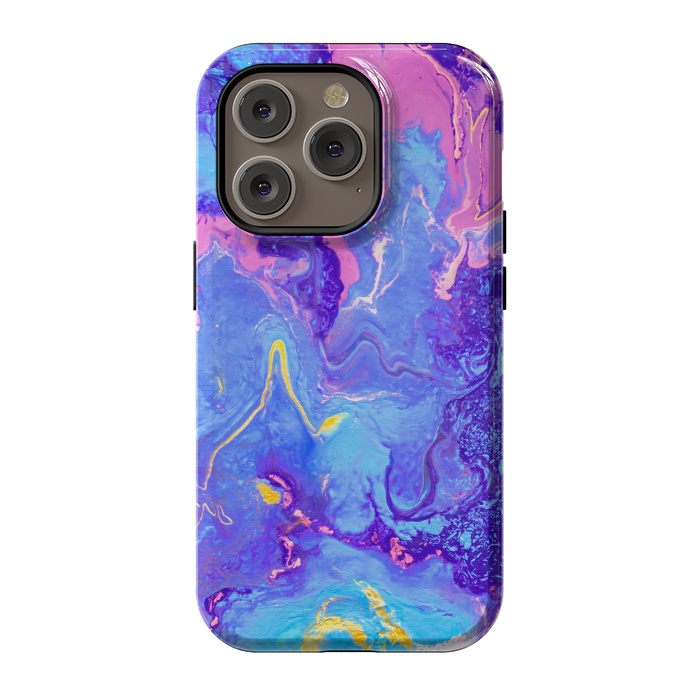 iPhone 14 Pro StrongFit Colorful Modern Art by ArtsCase