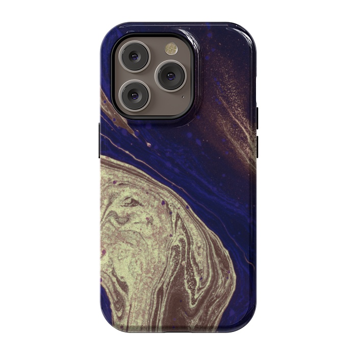 iPhone 14 Pro StrongFit Liquid Marble Design II by ArtsCase