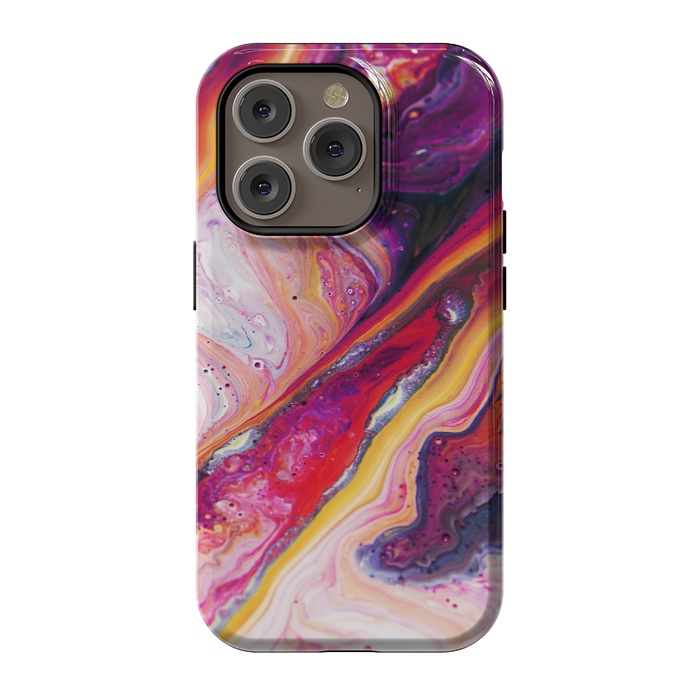 iPhone 14 Pro StrongFit Liquid Marble XI by ArtsCase