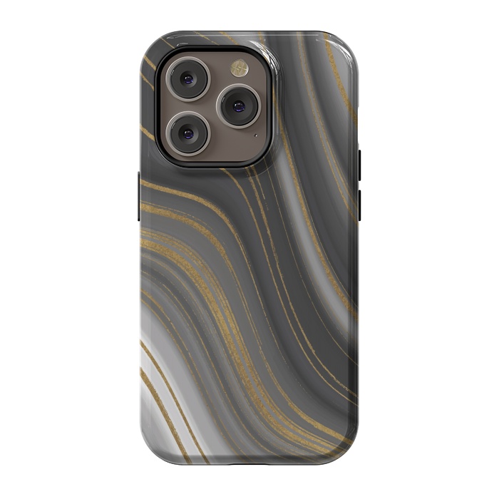 iPhone 14 Pro StrongFit Liquid Marble by ArtsCase