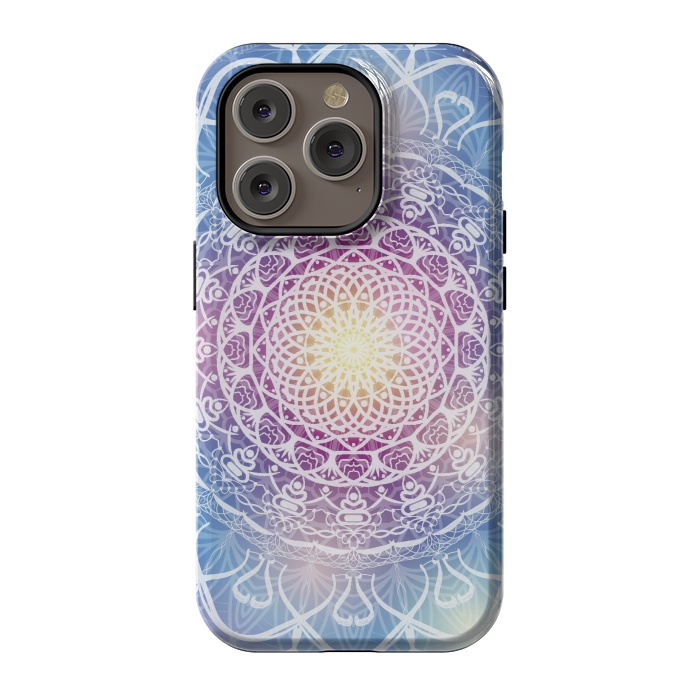 iPhone 14 Pro StrongFit Abstract Mandala Design by ArtsCase