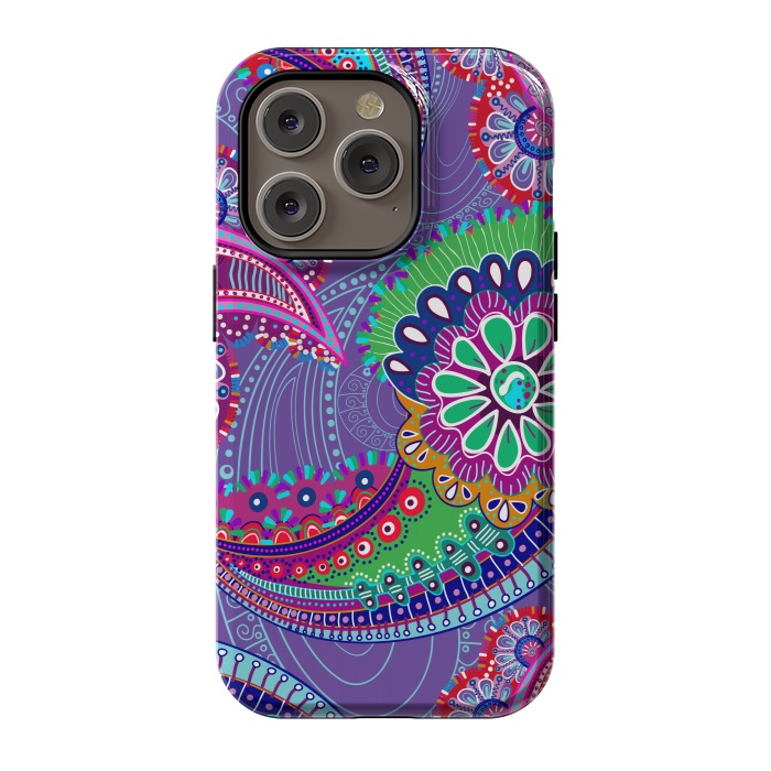 iPhone 14 Pro StrongFit Paisley Modern Design by ArtsCase