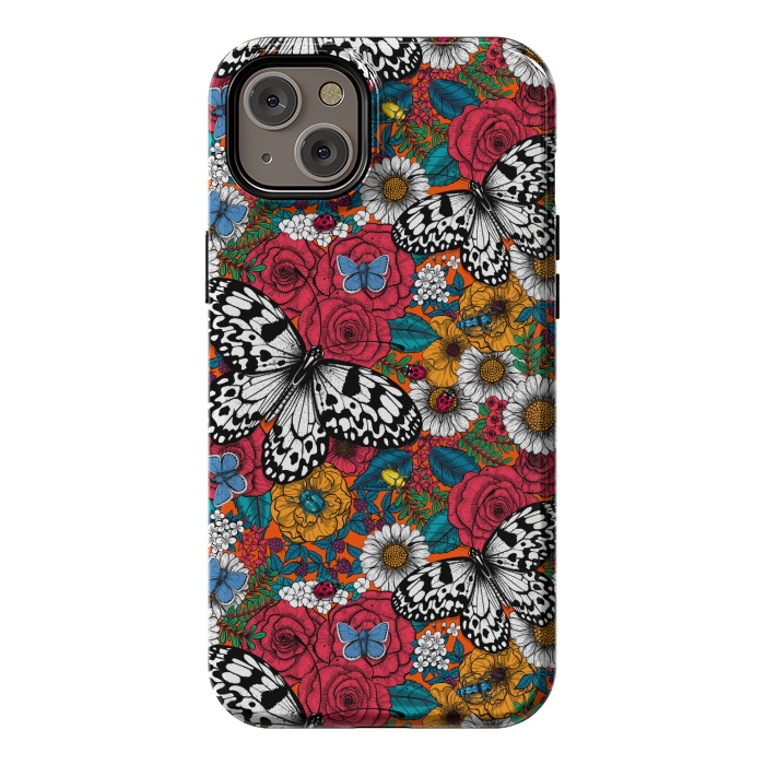 iPhone 14 Plus StrongFit A colorful garden by Katerina Kirilova