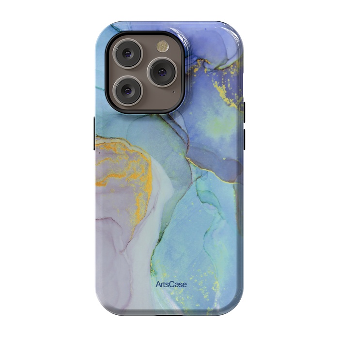 iPhone 14 Pro StrongFit Ink Paint Abstract Marble by ArtsCase