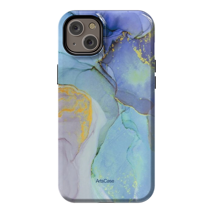 iPhone 14 Plus StrongFit Ink Paint Abstract Marble by ArtsCase