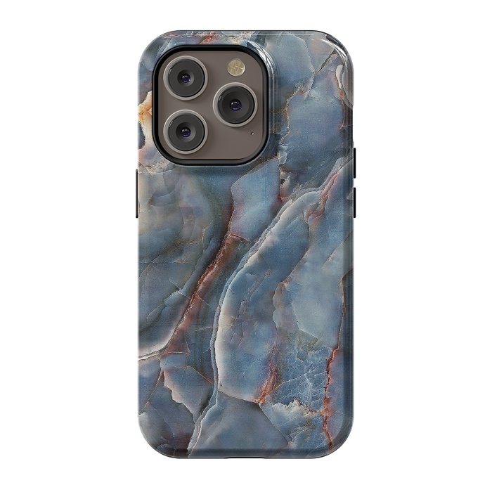 iPhone 14 Pro StrongFit Marble Design VIII by ArtsCase