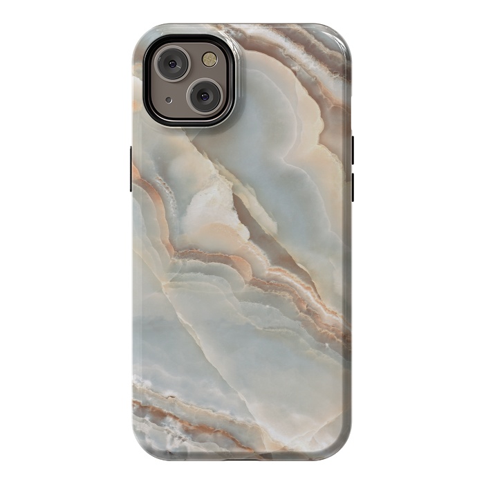 iPhone 14 Plus StrongFit Onyx Marble Design by ArtsCase