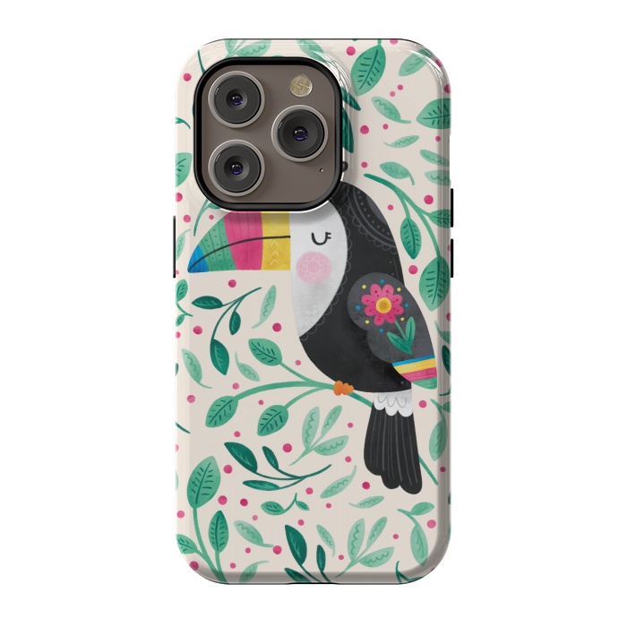 iPhone 14 Pro StrongFit Cheeky Toucan by Noonday Design