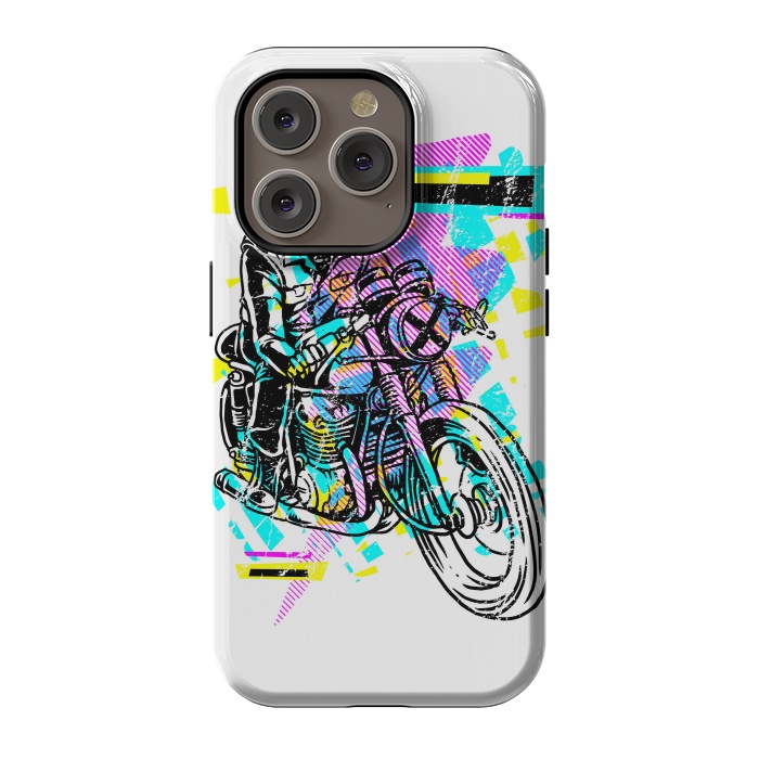 iPhone 14 Pro StrongFit Pop Biker by Afif Quilimo