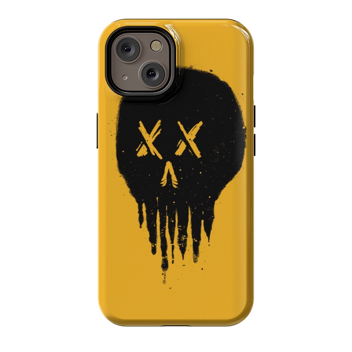 iPhone 14 StrongFit Trickle Skull by Afif Quilimo