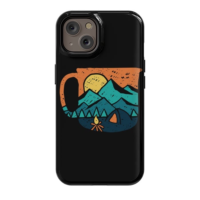 iPhone 14 StrongFit Coffee and Adventure by Afif Quilimo