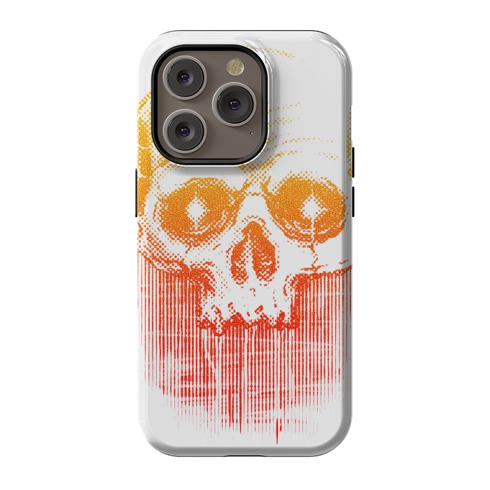 iPhone 14 Pro StrongFit Skull Gradient by Afif Quilimo