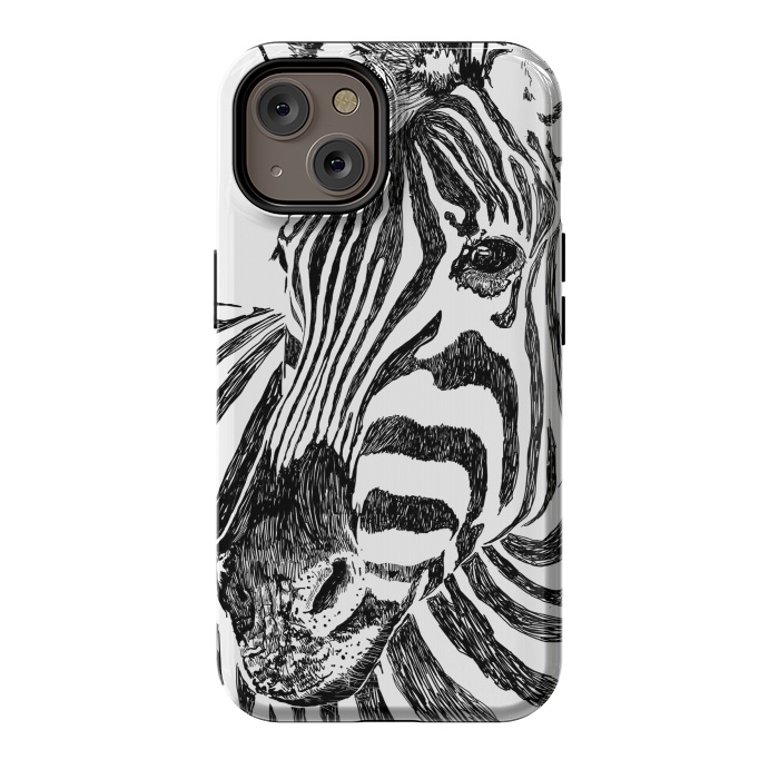 iPhone 14 StrongFit Zebra by Uma Prabhakar Gokhale