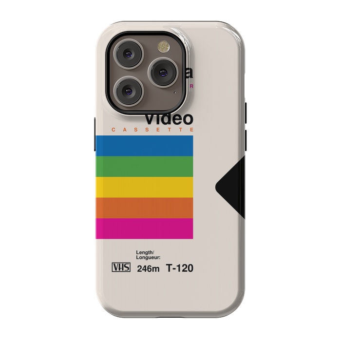 iPhone 14 Pro StrongFit VHS CASSETTE BOX I by Arif Rahman