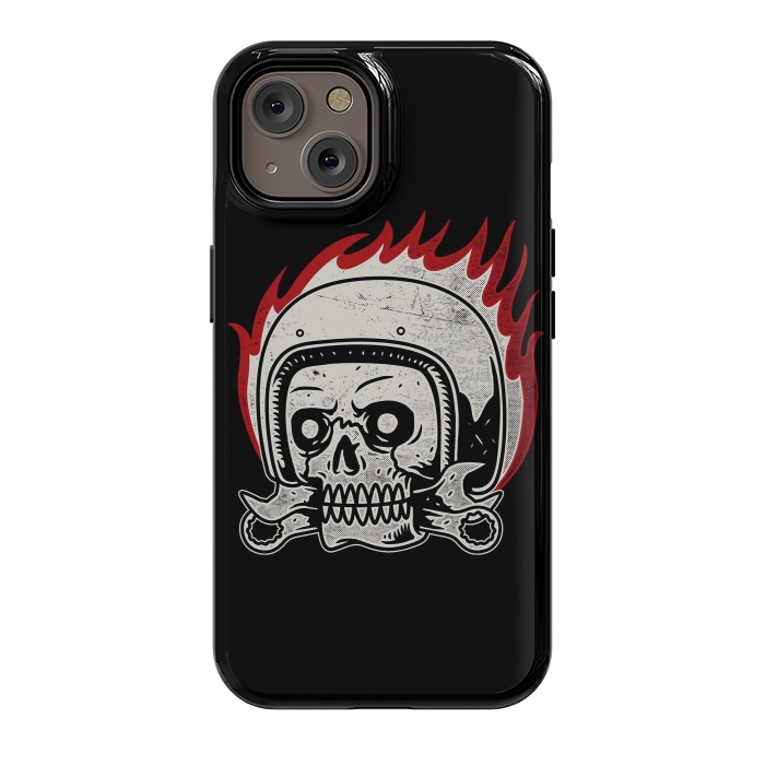iPhone 14 StrongFit Skull Biker by Afif Quilimo