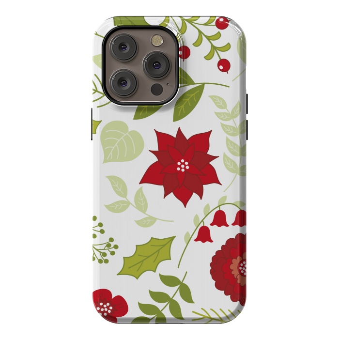 iPhone 14 Pro max StrongFit Christmas and New Year forest by ArtsCase