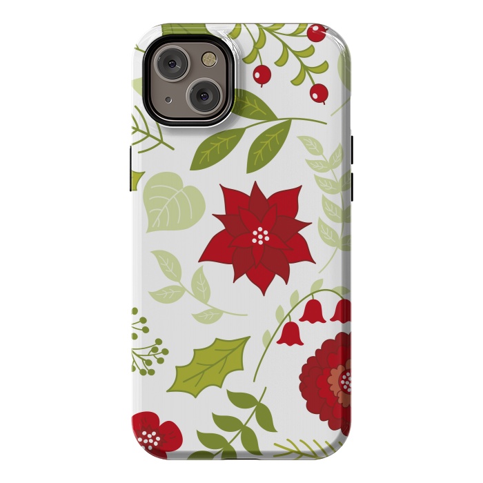 iPhone 14 Plus StrongFit Christmas and New Year forest by ArtsCase