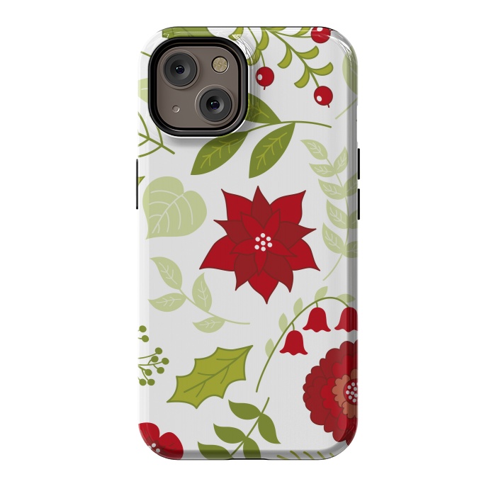 iPhone 14 StrongFit Christmas and New Year forest by ArtsCase