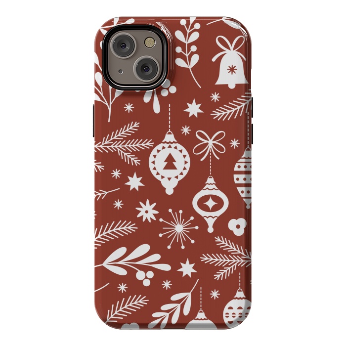 iPhone 14 Plus StrongFit Christmas Pattern II by ArtsCase