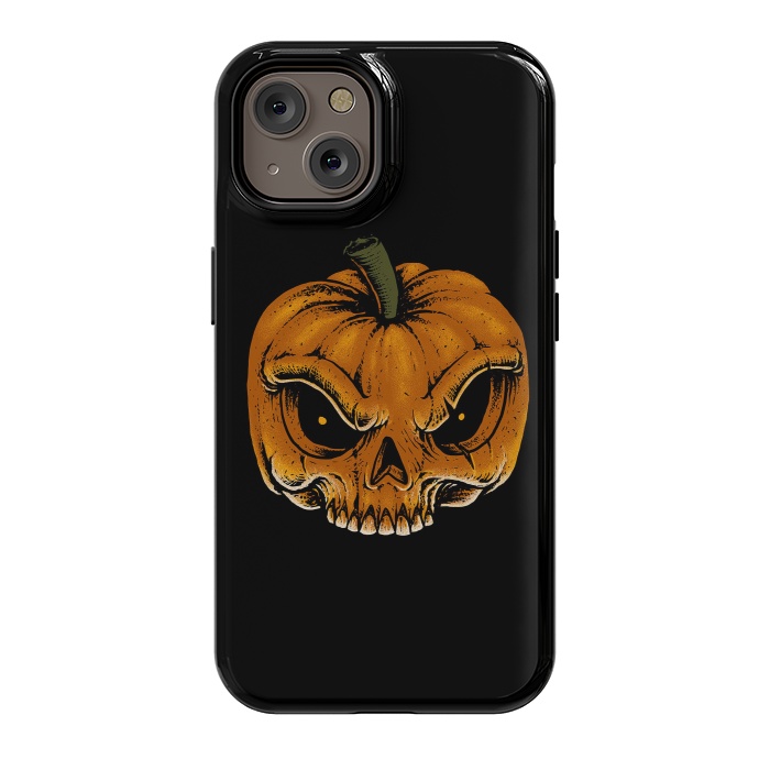 iPhone 14 StrongFit Skull Pumkin by Afif Quilimo