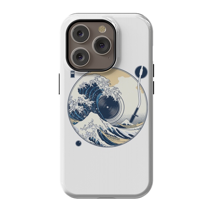 iPhone 14 Pro StrongFit The Great Wave off Sound by Afif Quilimo