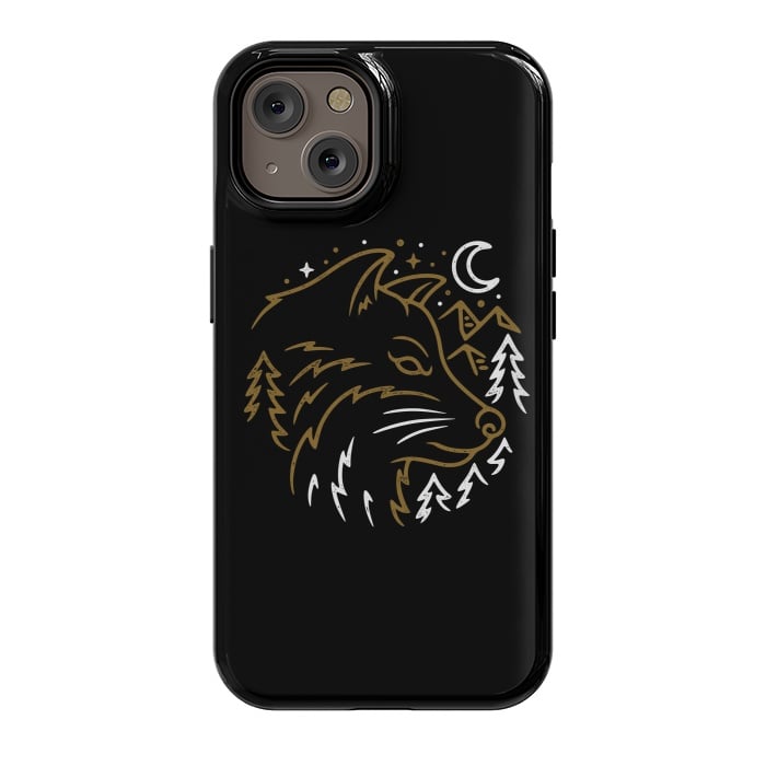 iPhone 14 StrongFit Wolf Wild by Afif Quilimo