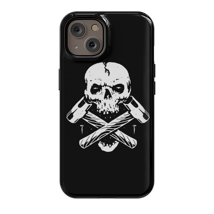 iPhone 14 StrongFit Skull Hammer by Afif Quilimo