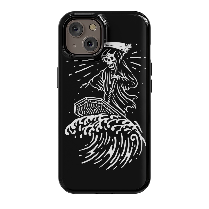 iPhone 14 StrongFit Grim Surfer by Afif Quilimo