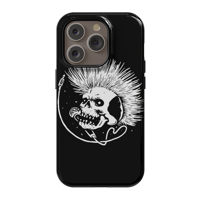 iPhone 14 Pro StrongFit Skull Punk by Afif Quilimo