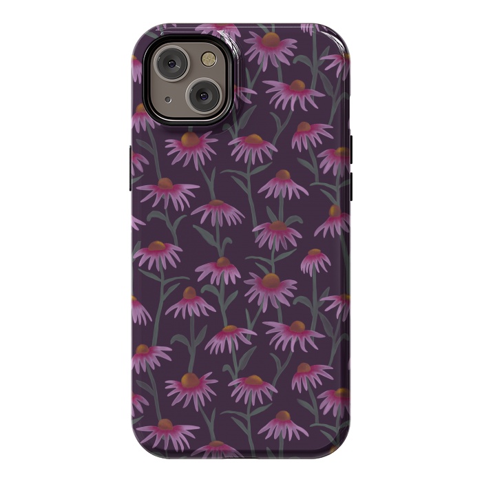 iPhone 14 Plus StrongFit Echinacea Flowers by Tishya Oedit