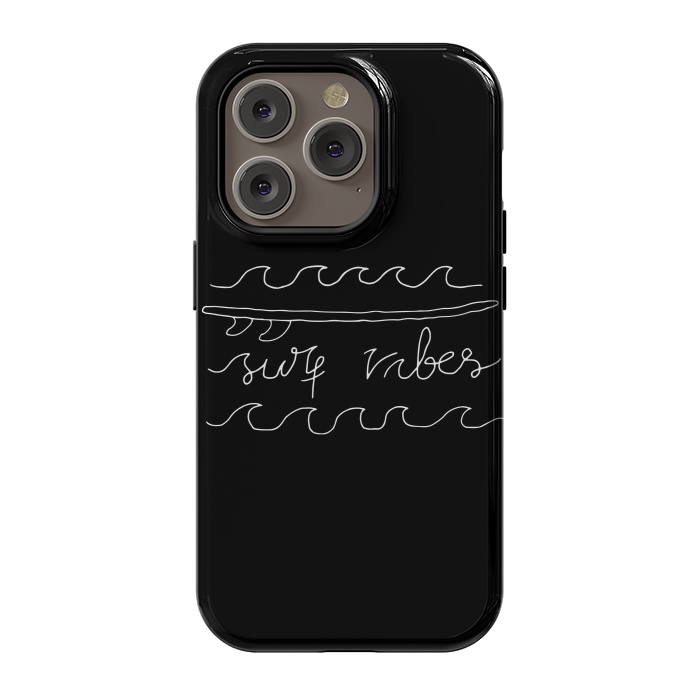 iPhone 14 Pro StrongFit Surf Vibes Typo by Afif Quilimo
